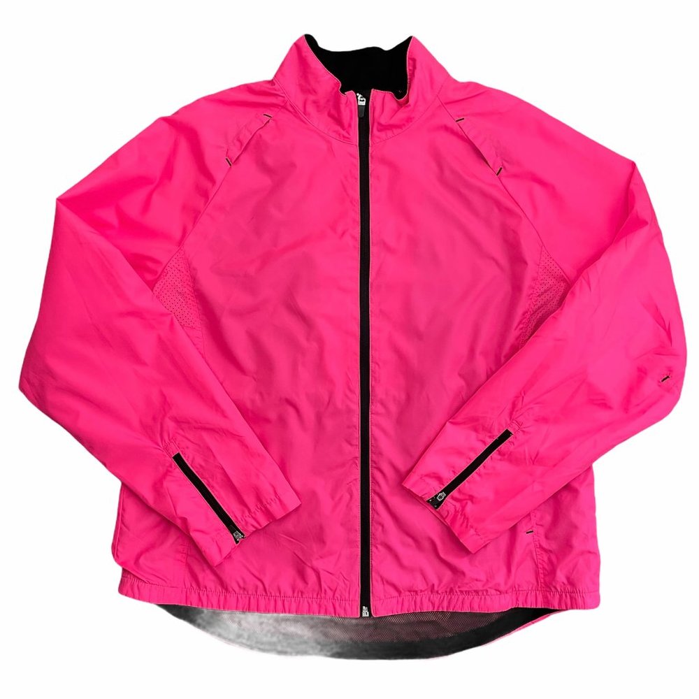 Danskin Now Pink Highlighter Oversized Jacket